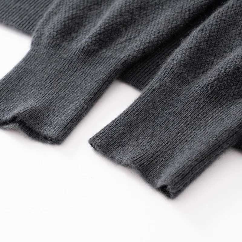100% Cashmere Sweater Mens Hooded Knitted Pullover Autumn Winter New Style Long Sleeved Sweater Casual Sports Hoodie Menswear Y240906