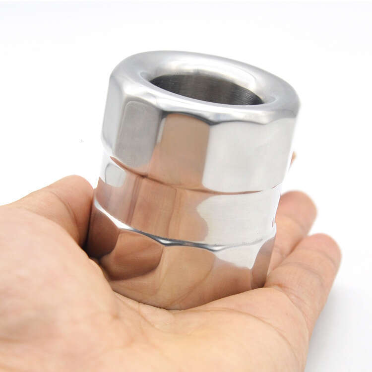 Metal stainless steel load-bearing scrotal pendant, chastity lock, alternative toy, gay product A333
