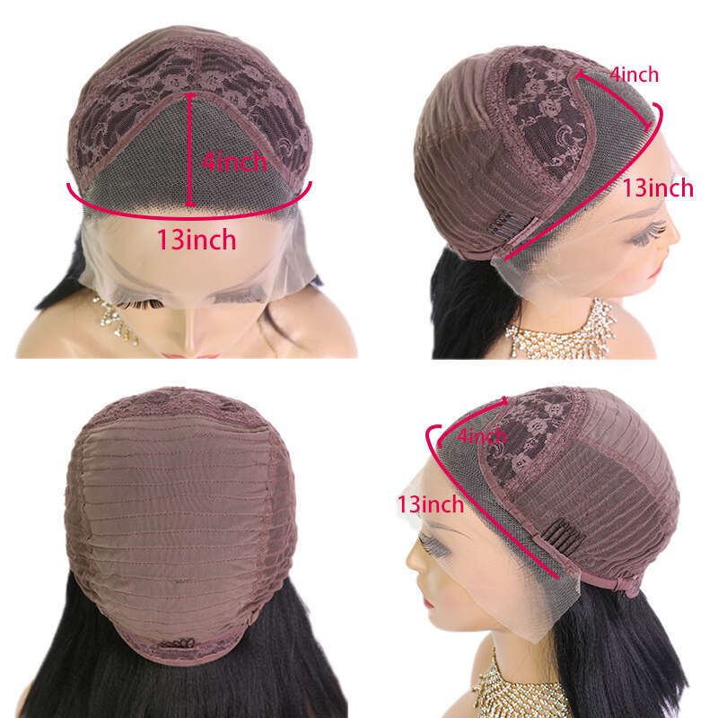 Aiva Hair Pink Half Black Synthetic 13X4 Lace Front Wig Cosplay Heat Resistant Glueless Wigs For Women Pre Plucked 180%