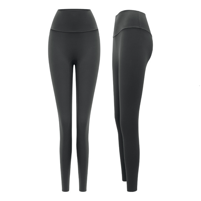 Yoga women's autumn winter new high waisted plush insulation running and training pants