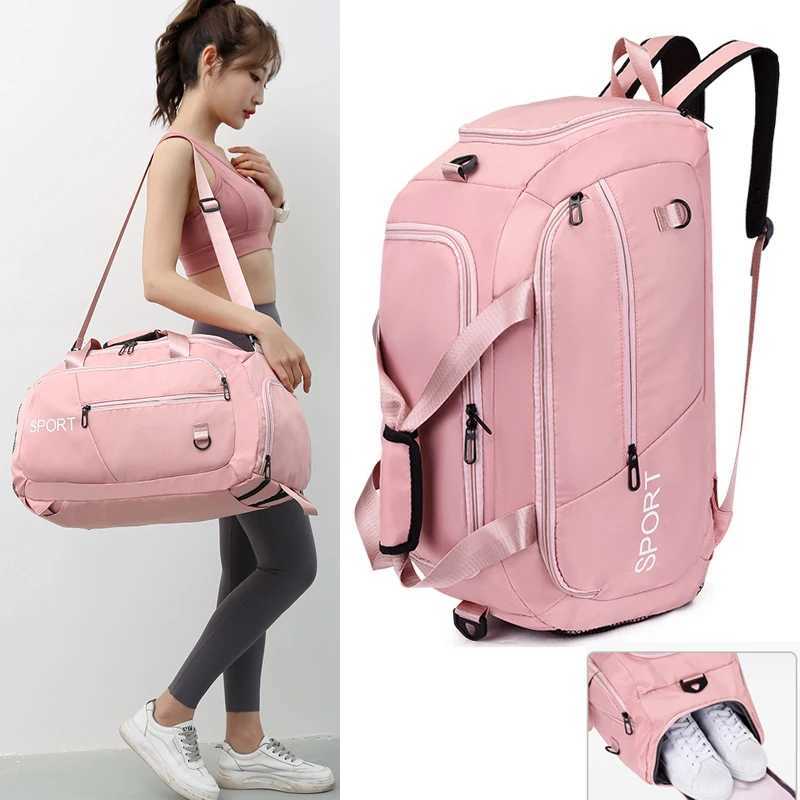 Fitness bag travel backpack womens shoulder bag outdoor yoga bag training bag Crossbody dry backpack W240906