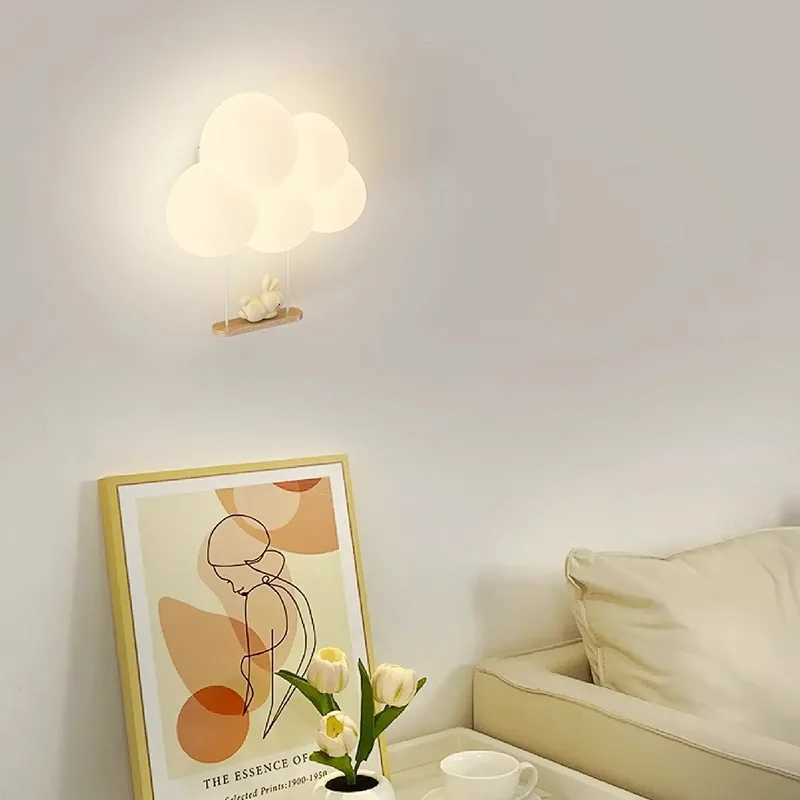 Monkey Light Cartoon Animal Wall Light Baiyun View Nursery Room Night Light Childrens Bedroom Light Eye Protection W240816