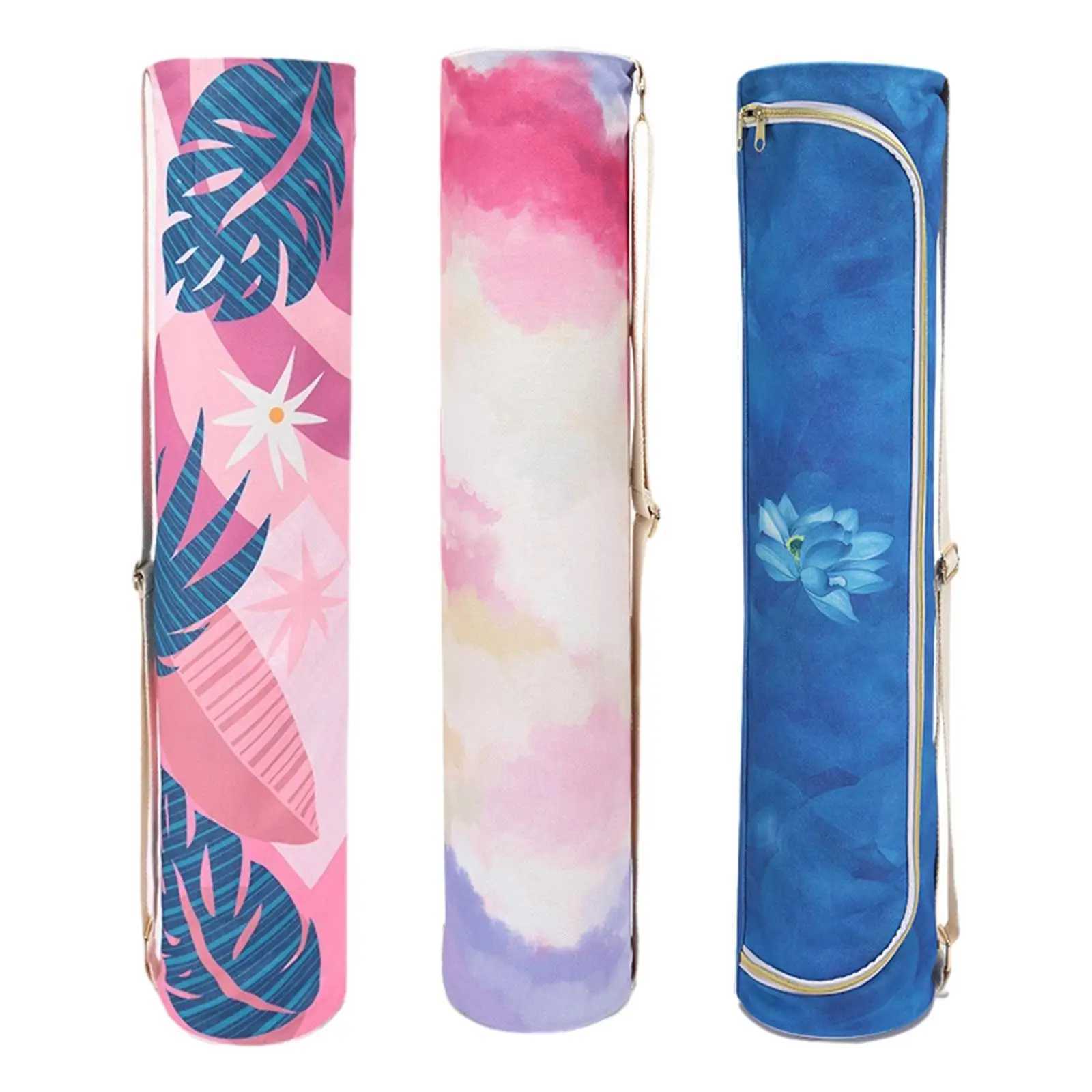 Yoga cushion bag with fashionable smooth zipper durable and multifunctional with adjustable shoulder strap lightweight and exercise shoulder bag W2409