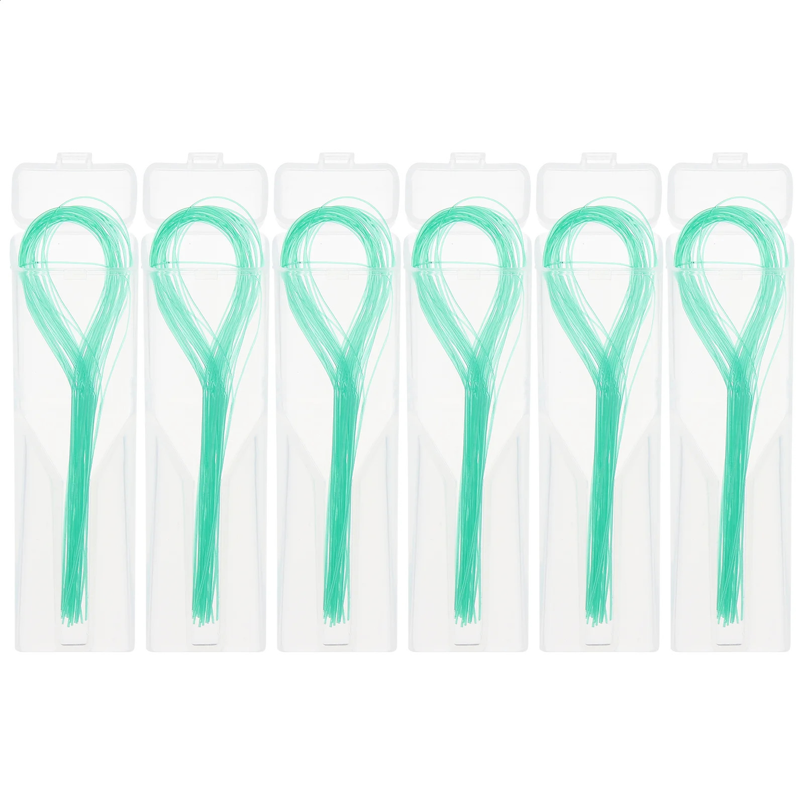 6 Boxes Floss Threader Thread Braces Dental Floss Threader Flossers Retainer Threaders Reusable Nylon Supplies 240905