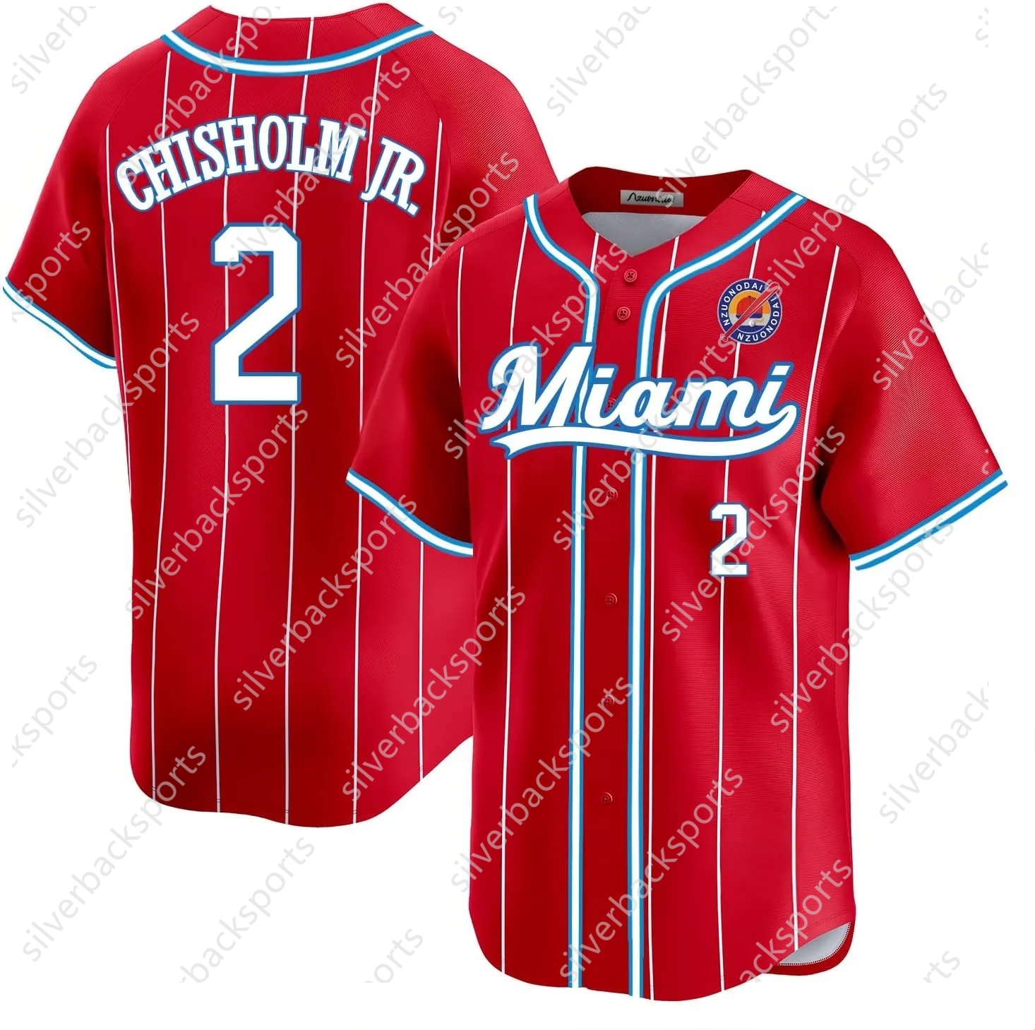 Mens/Youth Personalized ed 2 Jazzs 64 Jerar 7 Jesus 27 Avisail 15 Brian 44 Luzardo 22 Alcantara Baseball Jerseys This baseball uniform is a quick-dryi