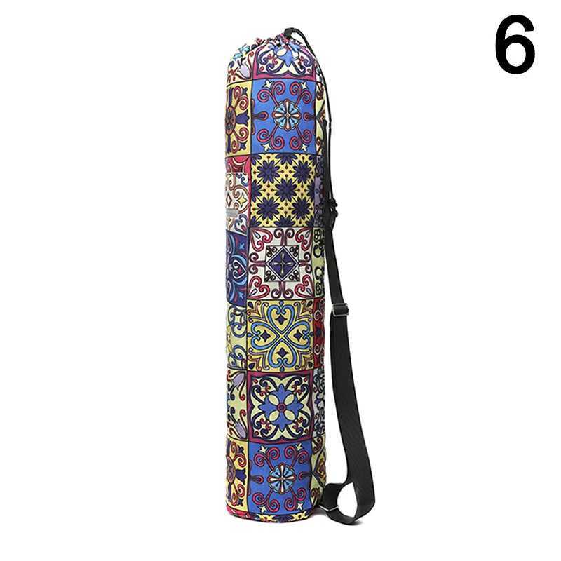 Yoga Mat Handbag Adjustable Shoulder Strap Printing Portable Fitness Exercise Yoga Mat Handbag Fitness Exercise W240906