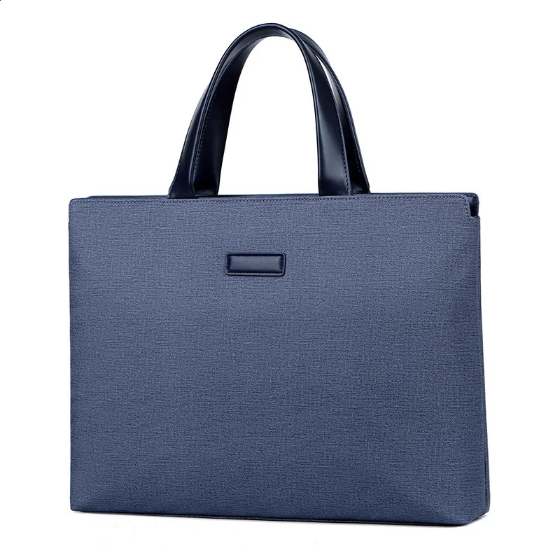 mens briefcase office handbag PVC business A4 book file employee meeting bag womens notebook 240906