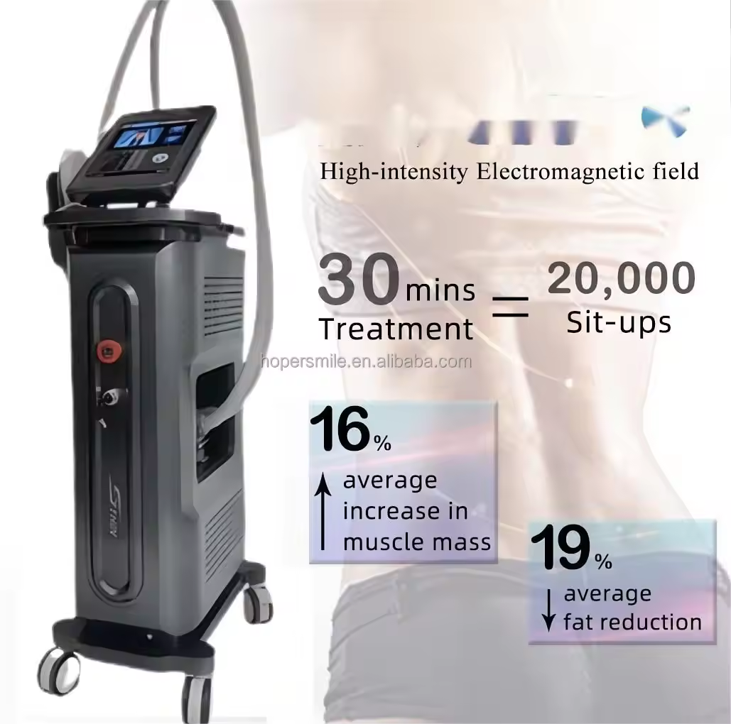 EMS Stimulator Muscle Tighten Body Sculpt Machine Weight Loss EMSlim RF Muscle Stimulating Neo Electromagnetic Muscle Training Device