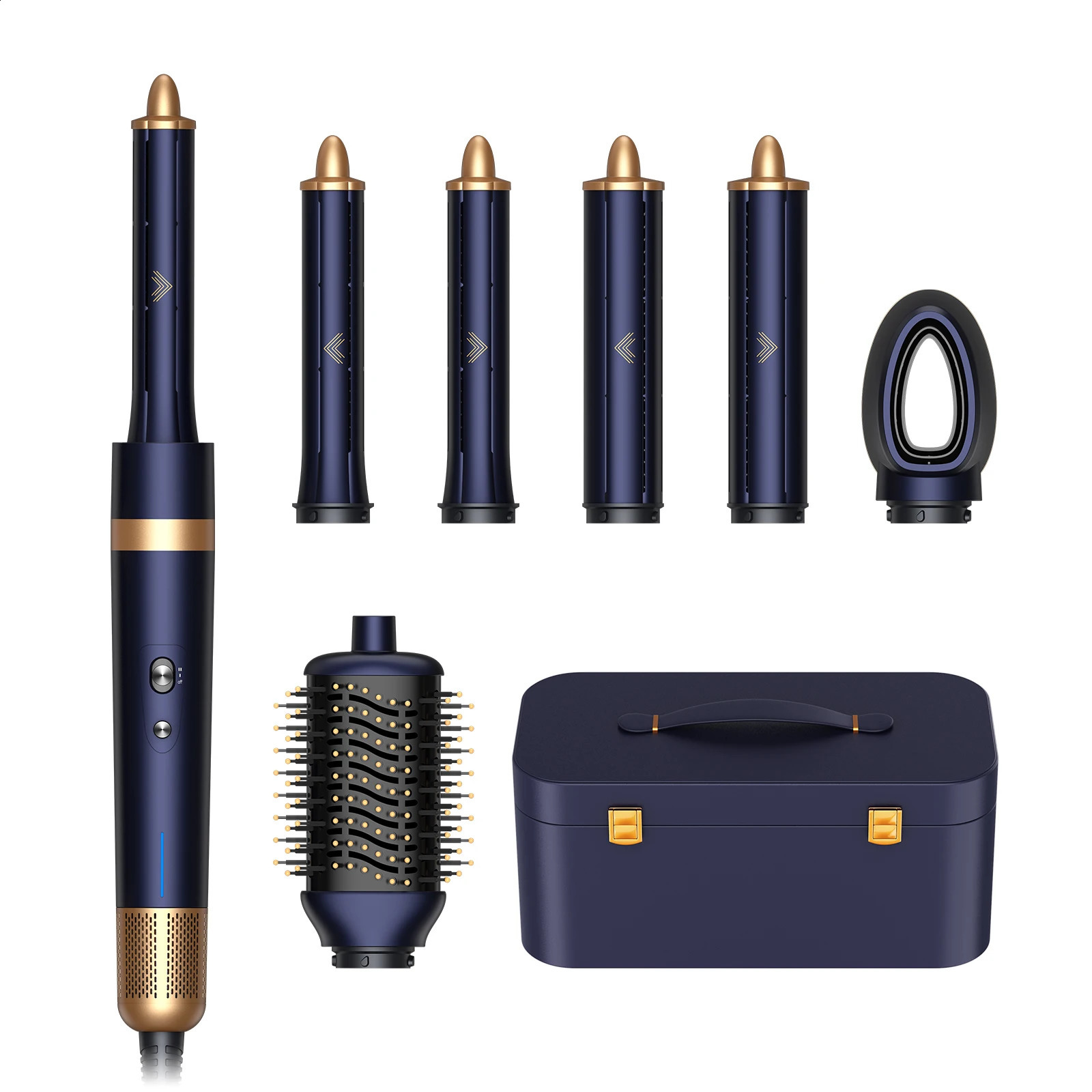 Hair dryer flexible style air drying styling system negative ion hair dryer air packaging powerful hair brush automatic packaging curling iron 240905