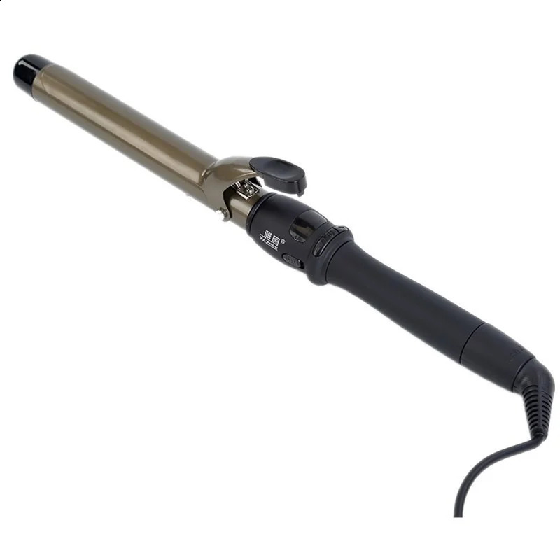 LCD temperature adjustable curling iron professional curling iron waves beauty styling tool 240905