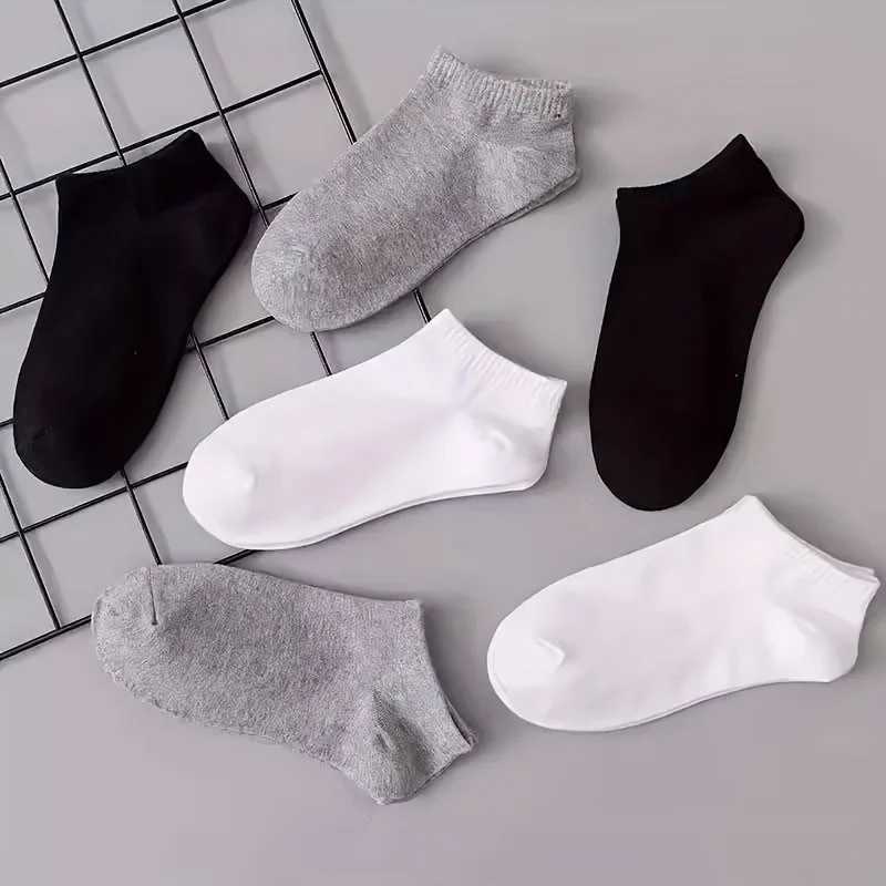 10 pairs of basic ankle socks soft and lightweight perfectly matched with low cut ankle socks womens socks and socks W240905