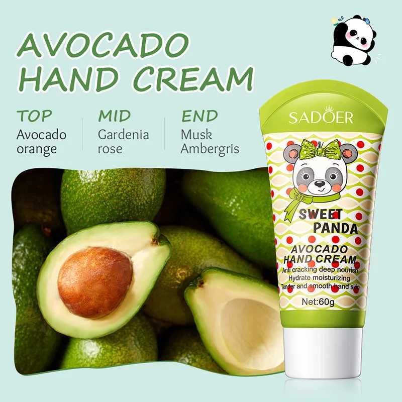 SADOER Milk Avocado Moisturizing Hand Cream Hands Nourishing Brightening Hydrating Handcream Hands Skin Care Products M240906