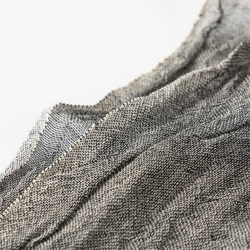 patch work mens scarf cotton linen autumn mens scarf warm collar Pashmina casual mens Bufandas shawl 240906