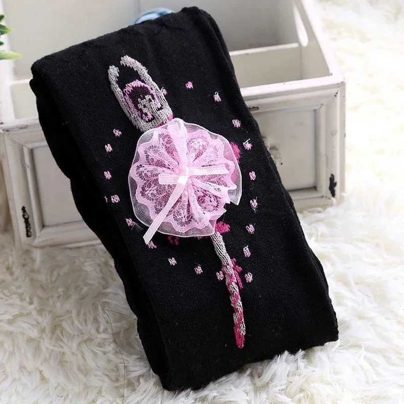 Girls Tights Autumn Kids Cotton Pantyhose Cute Soft Knitted Tights for Baby Girl Infant Toddler Stocking Children Clothing Y240906