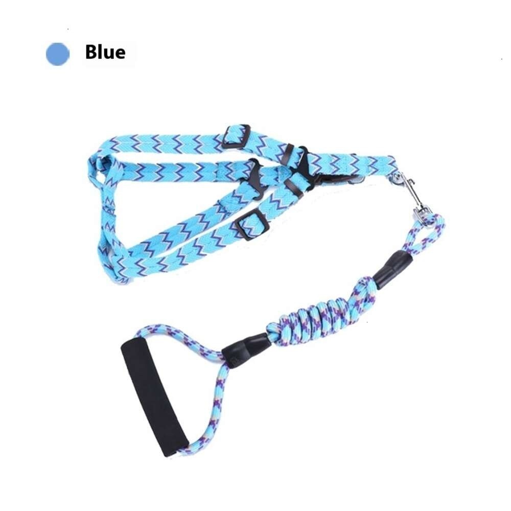 Mischievous Arrow Jacquard Traction Chain Walking Rope Collar Small Dog Medium Large Teddy