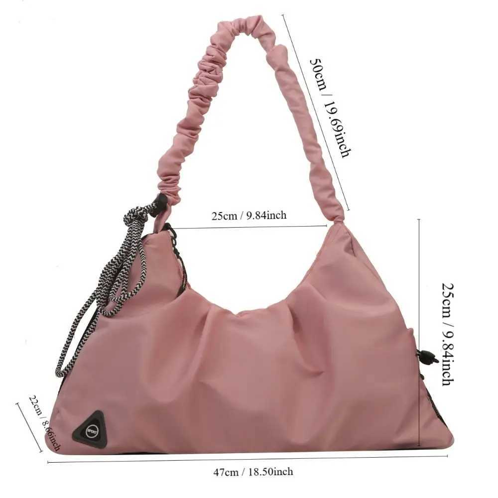 Large capacity yoga bag multifunctional waterproof fitness handbag folding design sports bag outdoor leisure sports bag W240906