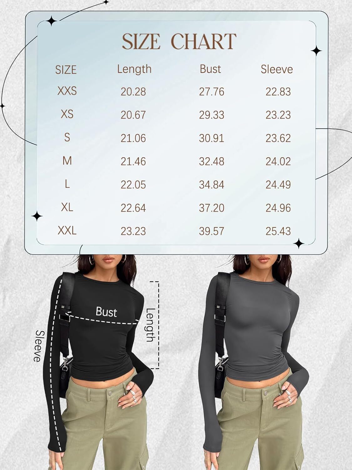 designer tshirt womens long sleeved shirt basic style spring crop top autumn fashion layered slim fit y2k top