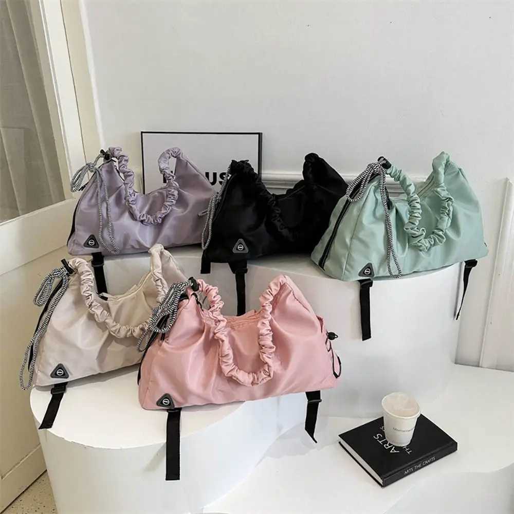 Large capacity yoga bag multifunctional waterproof fitness handbag folding design sports bag outdoor leisure sports bag W240906