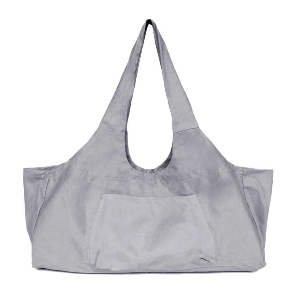 Canvas yoga mat storage bag sports handbag beach key shoe bag W240906