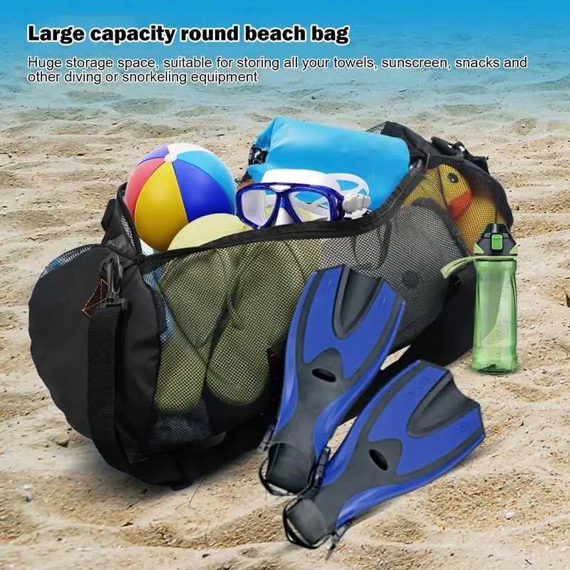 Mesh fitness bag yoga mat bag portable breathable sports bag with adjustable shoulder strap multifunctional inflatable equipment W240906