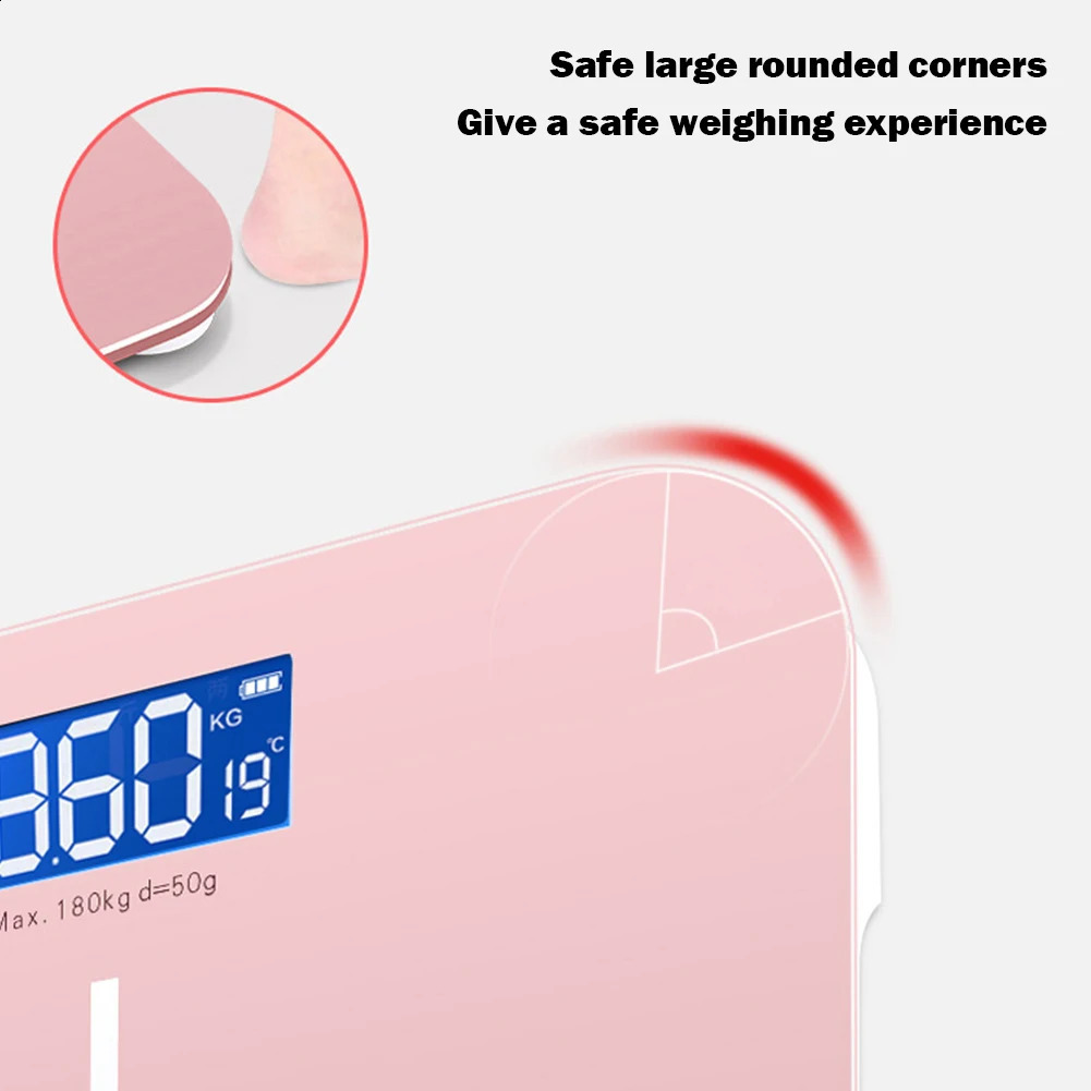 Weight loss device with highdefinition display electronic weight scale USB rechargeable battery precision tool for household items adult health 240906