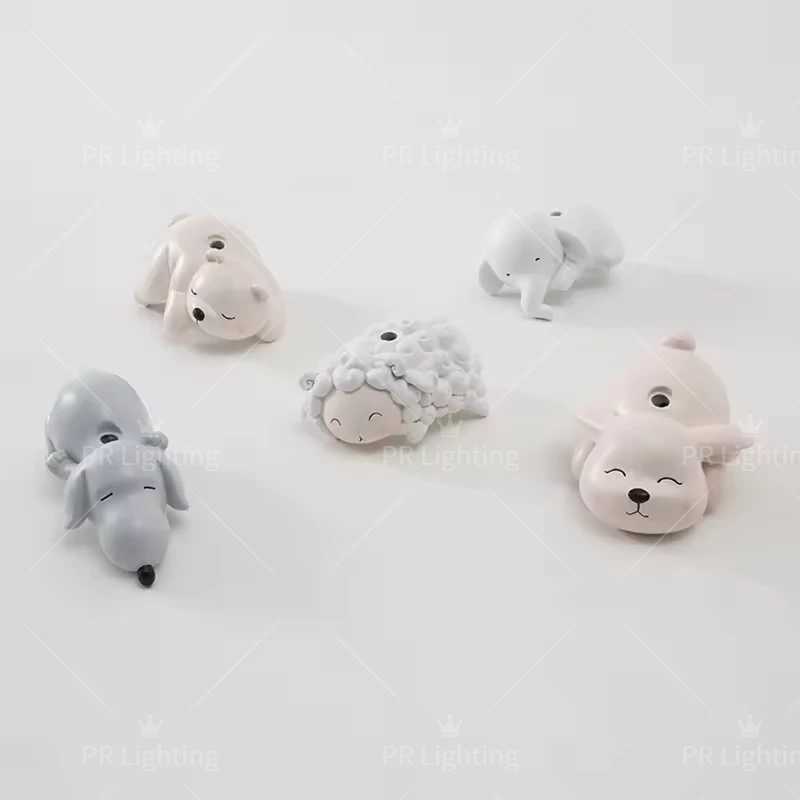 Creative childrens cartoon animal pendant light LED modern pendant light for baby rooms childrens bedrooms home decoration lighting W240816