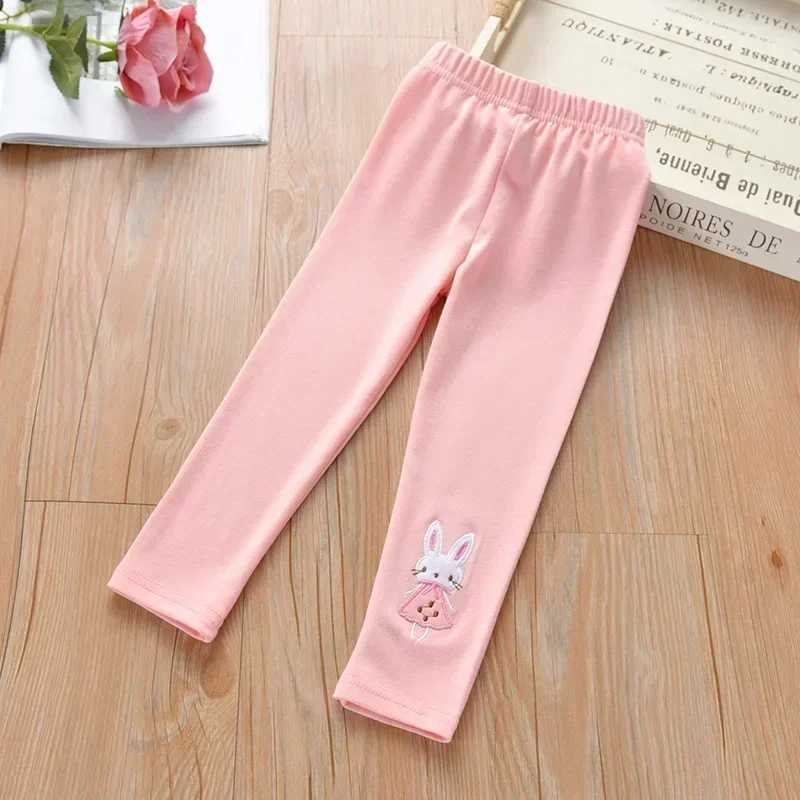 Baby Girls Pants Toddler Kids Cartoon Printed Leggings 2024 Spring Autumn Trousers Childrens Korean Style Clothing Y240906