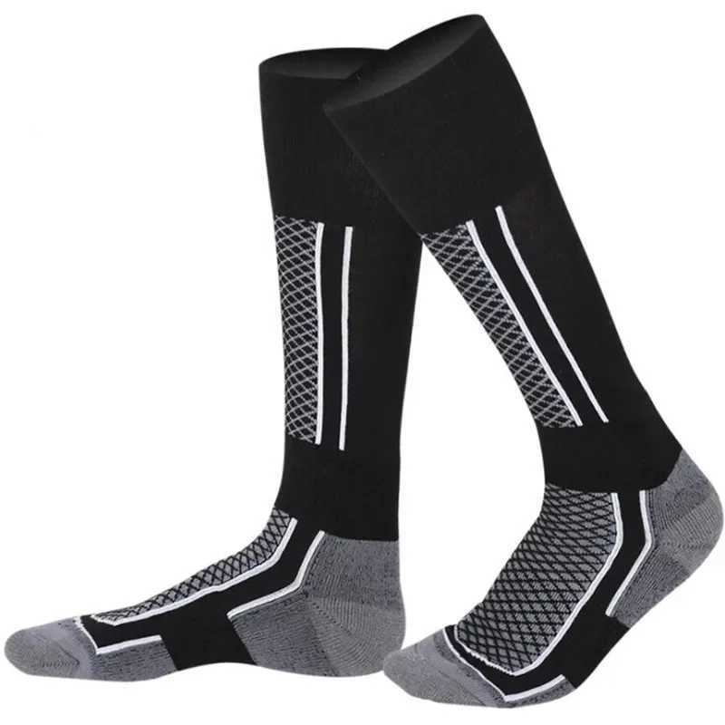 Winter Men Women Warm Ski Socks Thicker Cotton Sports Snowboard Cycling Soccer Socks High Elastic Thermal Socks Y240906