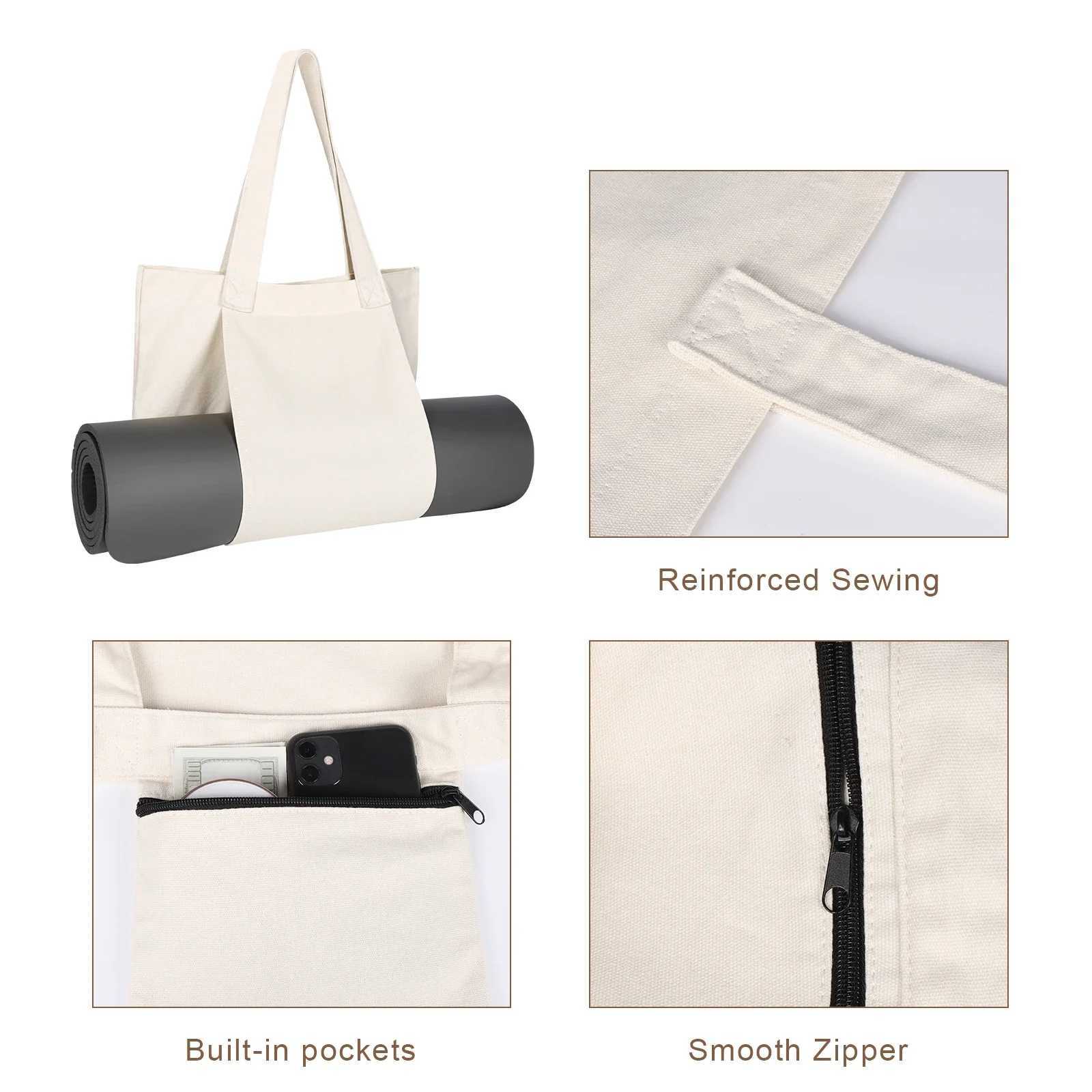 Yoga mat bag multifunctional Pilates mat bag large capacity shoulder bag outdoor travel fitness handbag W240906