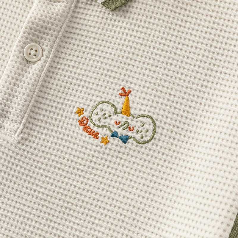 Dave Bella 2024 New Spring Clothes Boys Baby Polo Shirt Children Top Fashion Casual Long Sleeves Cool Undershirt DB1248096 Y240906