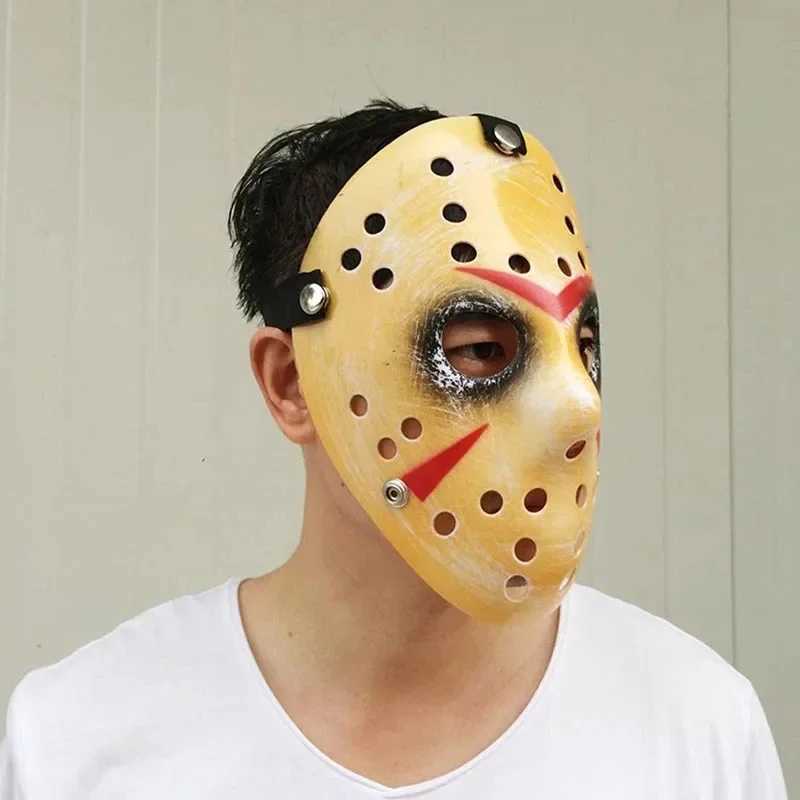 Movie Hockey Jason Mask Horror Movie The 13th Jayson Killer Hockey Full Face Helmet Cosplay Masks for Adult Men Halloween GiftXJ240905
