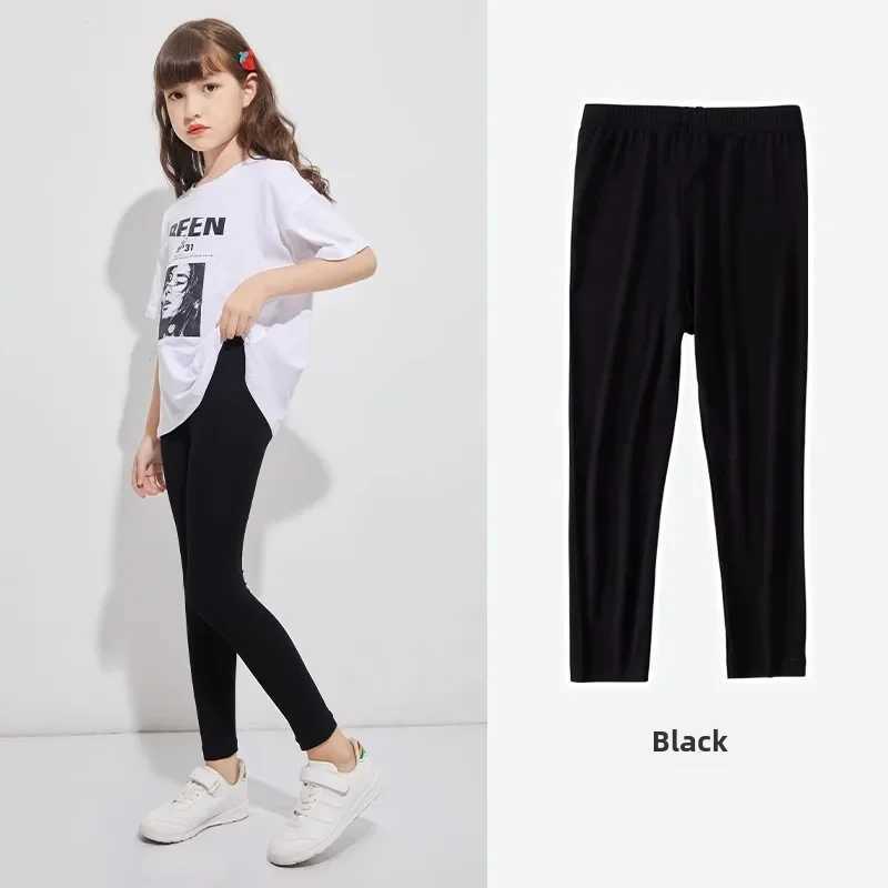 New Childrens Pants Direct From Manufacturer Womens Kids Modal Nine-point Leggings Wholesale Childrens Summer Season Y240906
