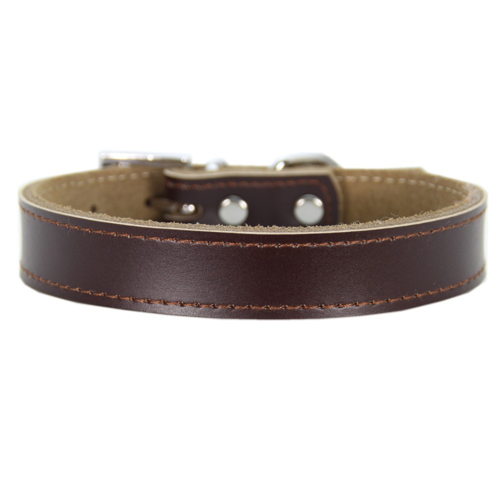 Animal Rescue Donation Pet Collar Large Dog Collar Thick Cowhide Leather Leather Dog Collar