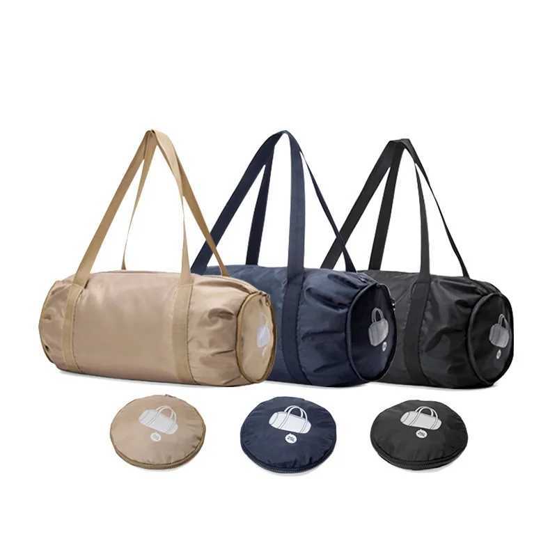 Foldable fitness bag portable waterproof large capacity sports fitness yoga travel handbag multifunctional dry and wet pockets ultra light W240906