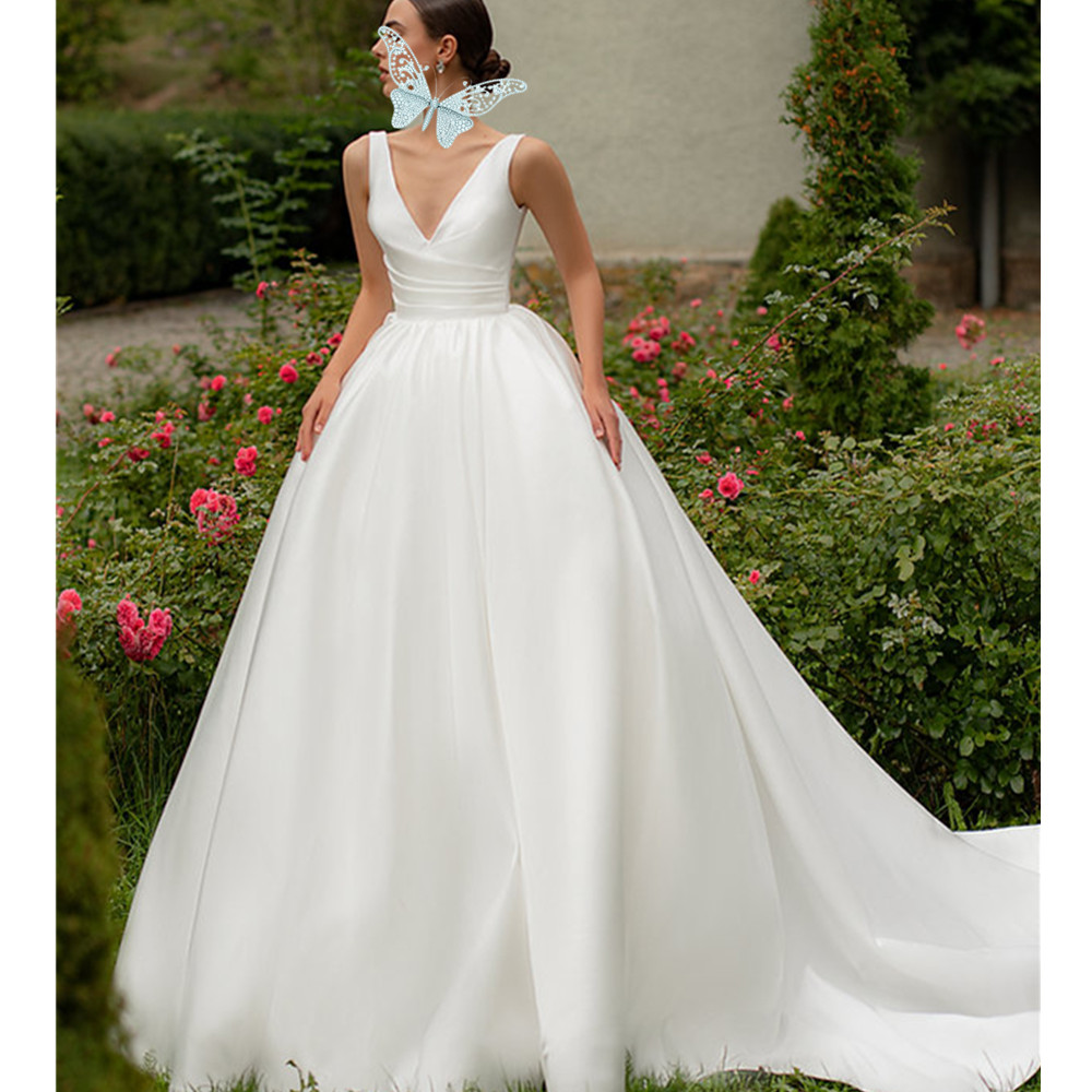 Mermaid Wedding Dress for Bride Illusion Bridal Gowns Sheer Neck Long Sleeves Side Split Crystals Decorated Wedding Gowns for Brides 03