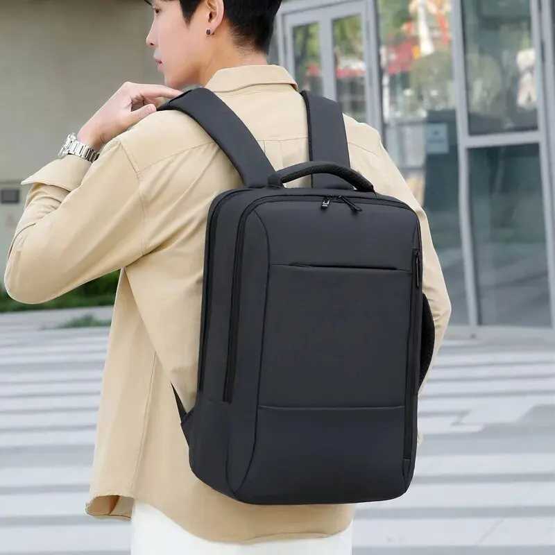 Men Large Capacity Backpack Usb Charging Male Laptop Bagpack Waterproof Business Travel Back Pack Luggage Bag Mochila 240906