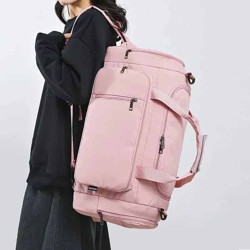 Fitness travel bag sports handbag womens wet and dry shoe pocket single shoulder cross body swimming yoga backpack backpack W240906