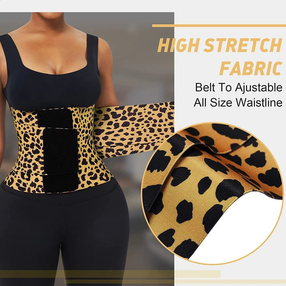 Waist trimmer sweatband waist trainer shapewear abdominal weight loss female abdominal weight loss sports and fitness belt 240903