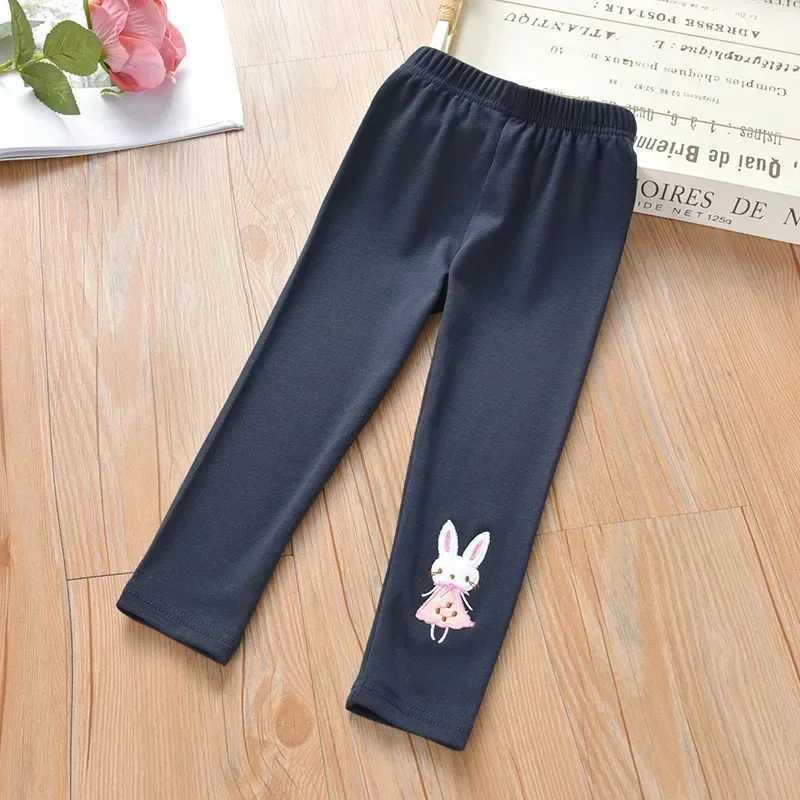 Baby Girls Pants Toddler Kids Cartoon Printed Leggings 2024 Spring Autumn Trousers Childrens Korean Style Clothing Y240906