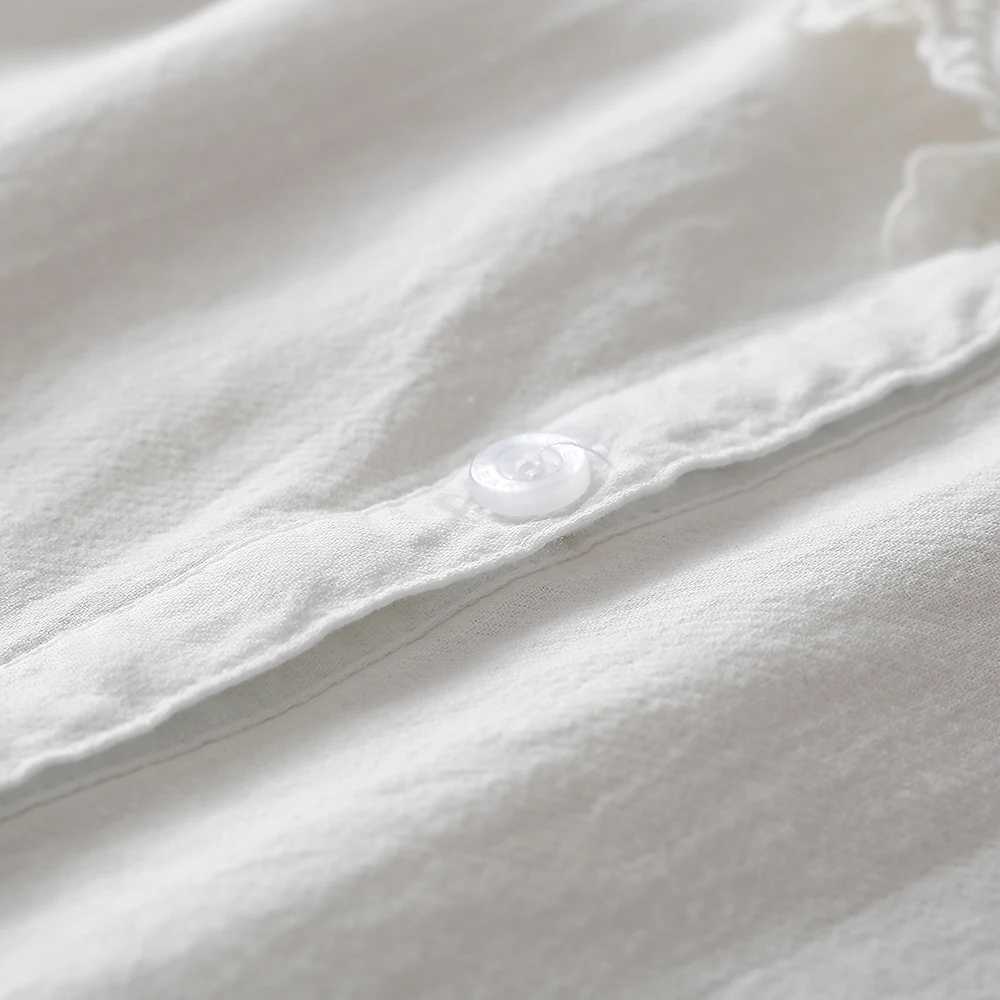 Girls Blouses 100% Cotton White Long Sleeve Autumn Kids Clothes for 8 10 12 Years Embroidery Tops Girls School Shirts Y240906
