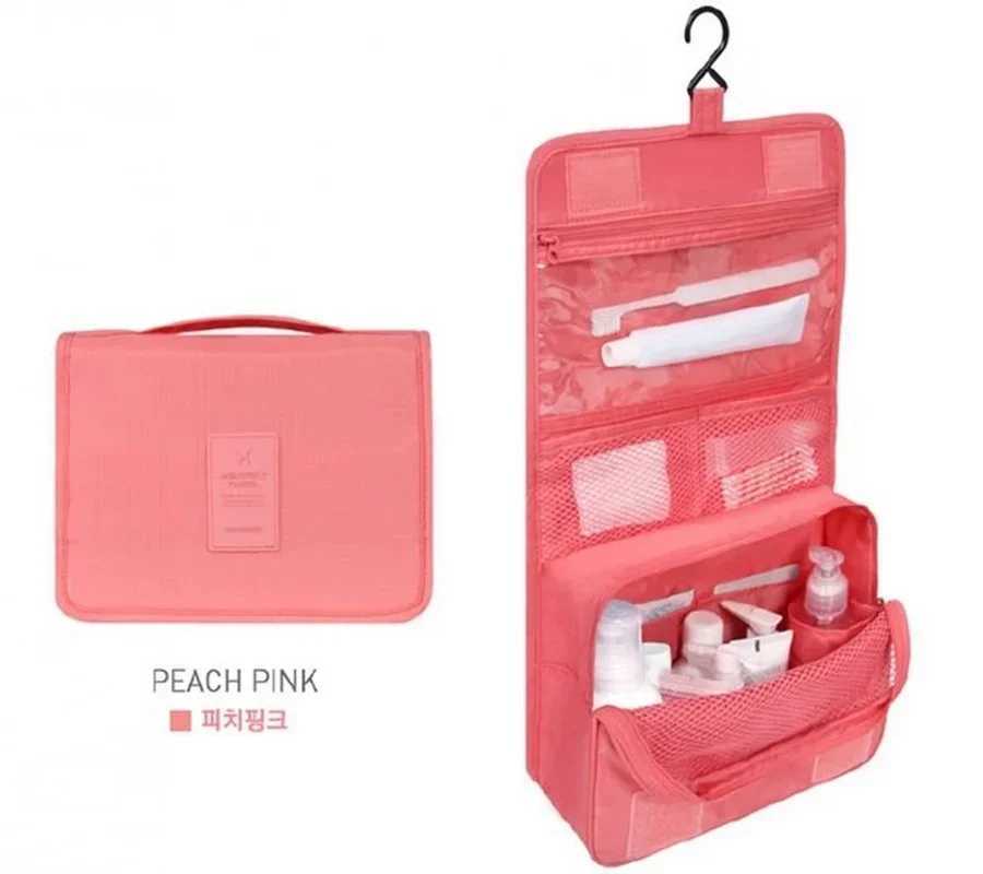 High quality womens makeup bag travel makeup bag bathroom organizer waterproof storage bag hanger bathroom wash bag W240905