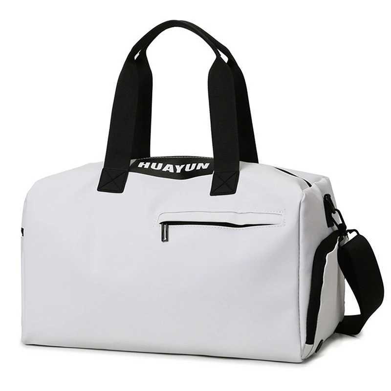 Large capacity yoga fitness bag waterproof womens swimming outdoor sports bag multifunctional manual travel luggage weekend bag W240906