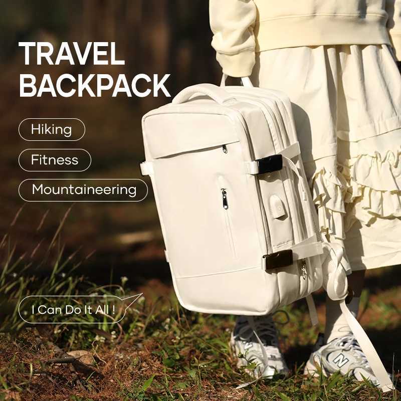 Travel Laptop Backpack Extra Large 25 40l Expandable Carry on Backpack for Women Men Water Resistant Luggage Backpacks 240906