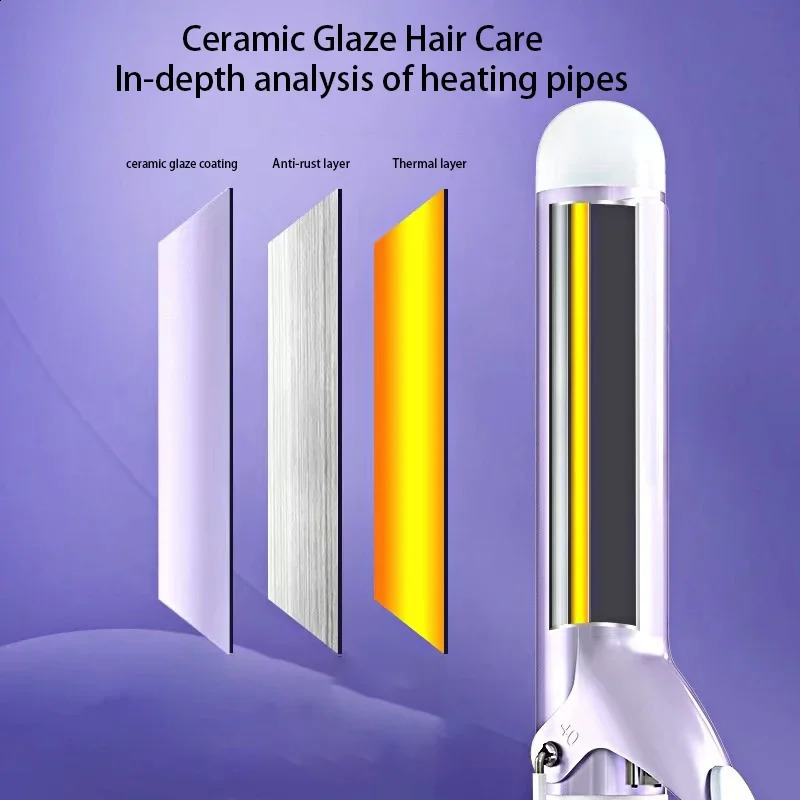 40mm large wave electric curling iron Artifact will not harm hair. Automatic curling iron 240905