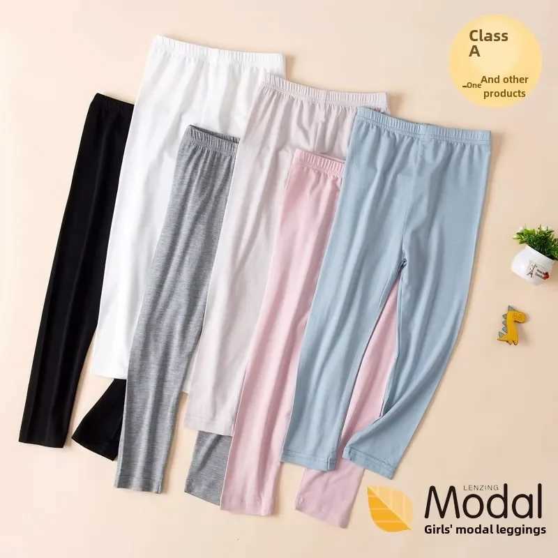 New Childrens Pants Direct From Manufacturer Womens Kids Modal Nine-point Leggings Wholesale Childrens Summer Season Y240906
