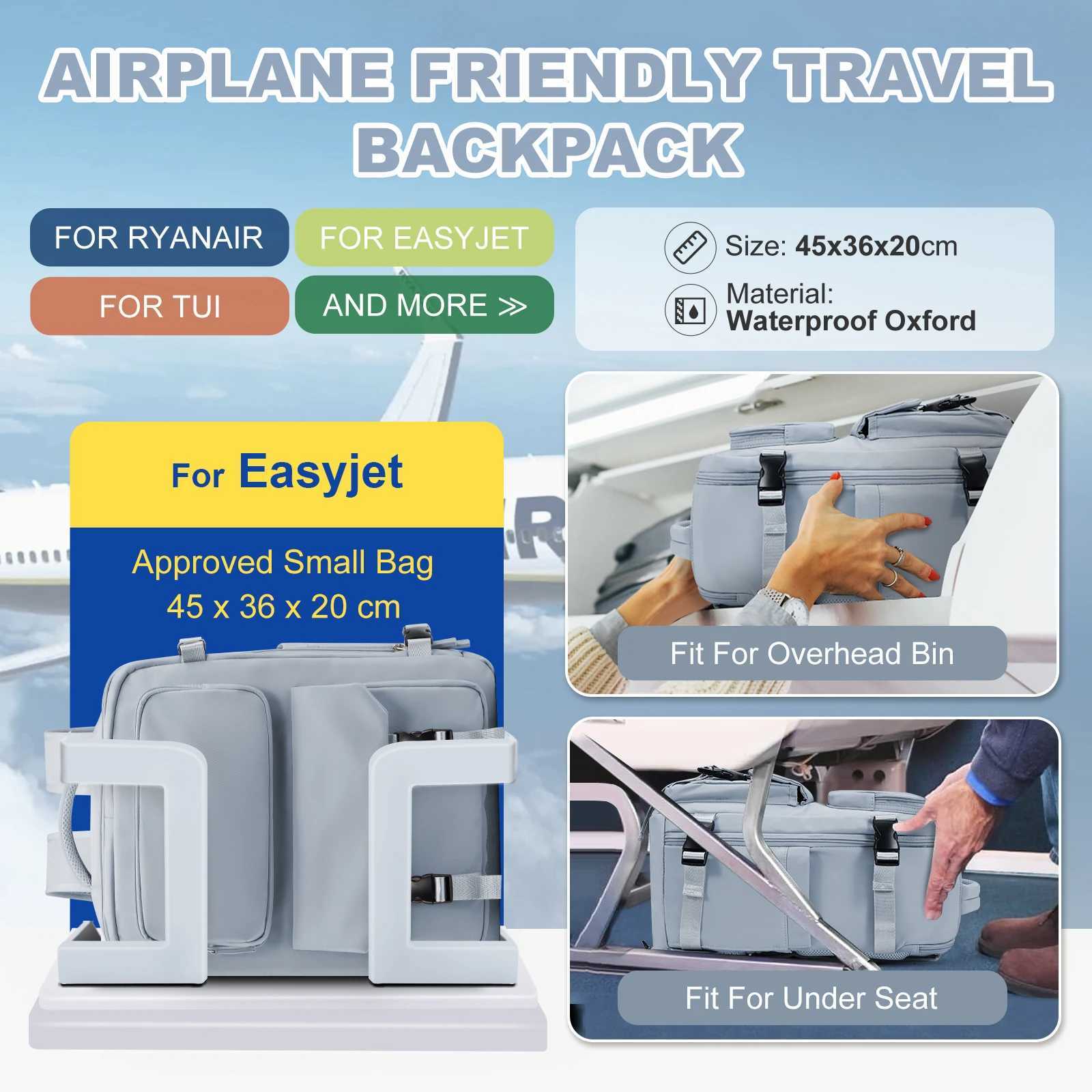 Travel Backpack Easyjet Carry Ons 45x36x20 Ryanair 40x20x25 Women s Cabin Laptop Man Luggage 240906