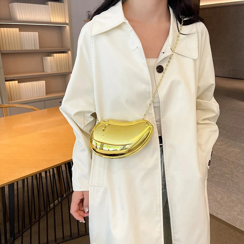 Fashion Trend Womens Shoulder Bag er Acrylic sheet Bags High quality Chain Crossbody Bags Ladies Lipstick pouch 240902