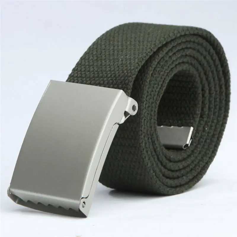 Mens belt fashion new unisex Trouser belt womens belt canvas belt breathable outdoor tactical jeans adjustable waistband W240905