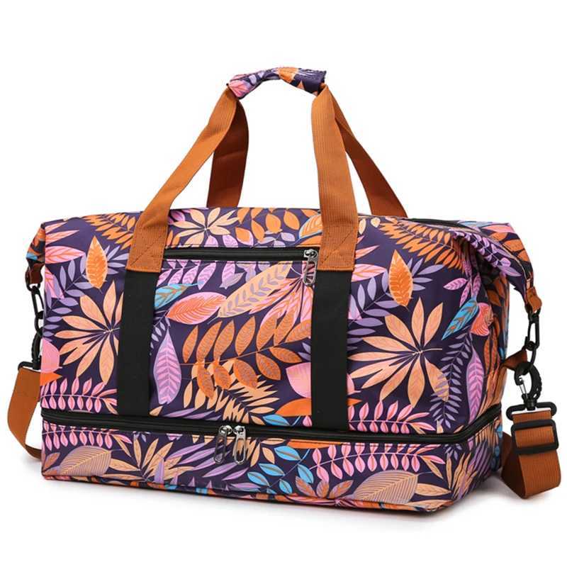 Travel fitness bag portable fitness shoulder cross body handbag mens outdoor handbag weekend yoga bag W240906