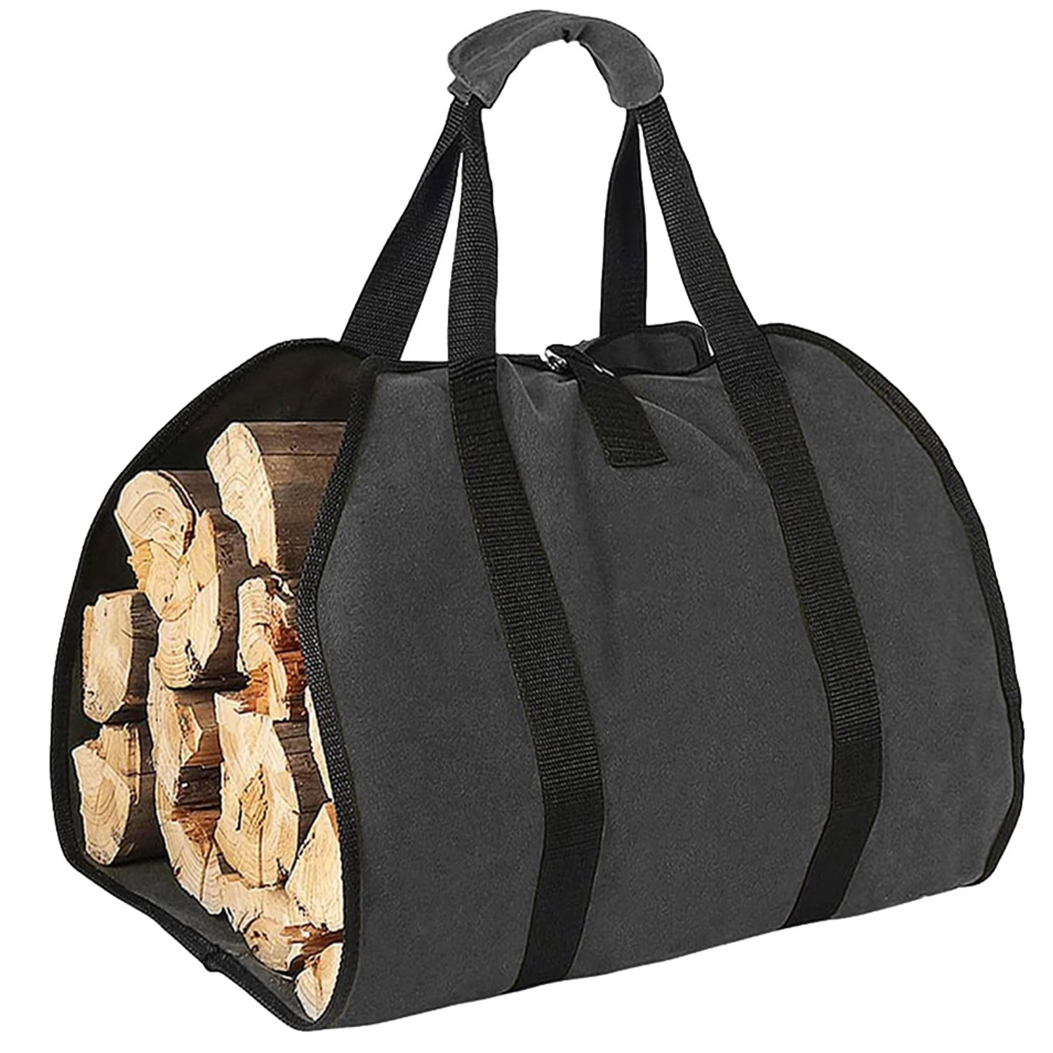 Outdoor firewood tote bag is stylish, simple, practical, portable, durable logging bag and multifunctional firewood storage bag High Capacity Composit